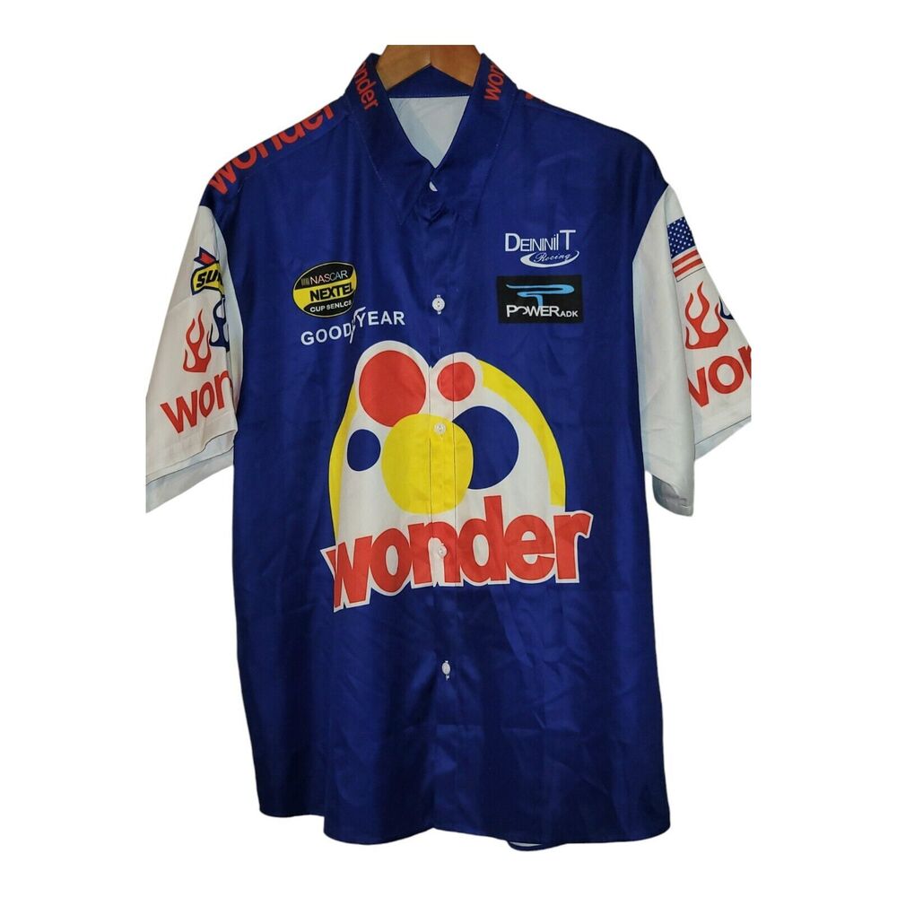 Ricky Bobby Costume Shirt Men XL  NASCAR Talladega Nights Wonder Bread Crew #26
